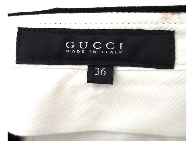 Gucci Velours-Hose Schwarz - Ansicht 8