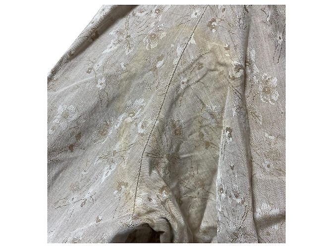 Blusa de algodón bordada Christian Dior Castaño - vista 4