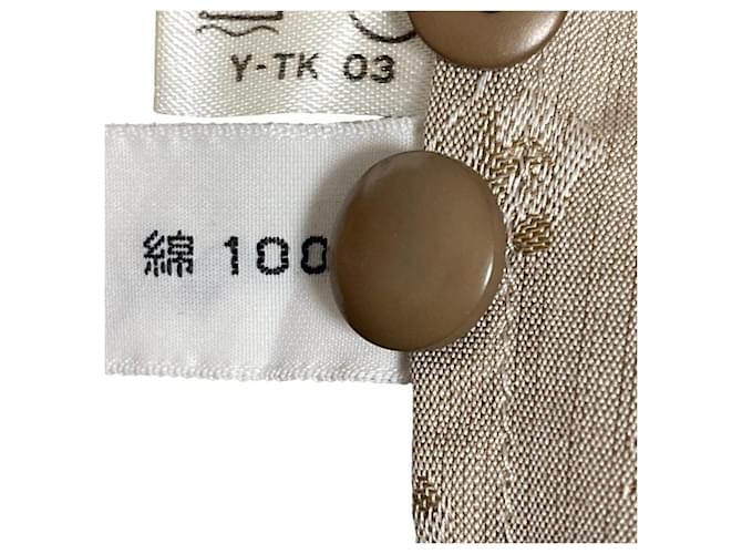 Blusa de algodón bordada Christian Dior Castaño - vista 7