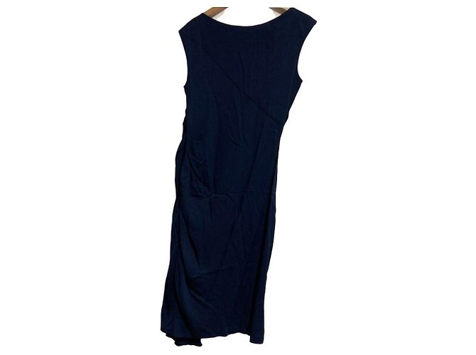 Autre Marque Vestido sin mangas de seda Diane von Furstenberg Azul Azul marino - vista 2