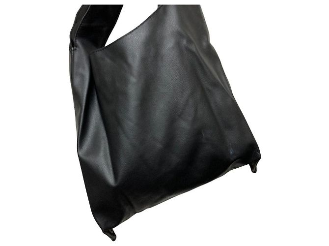 Autre Marque Borsa 2way THE M Cactus Vegan Leather Nero - vista 3