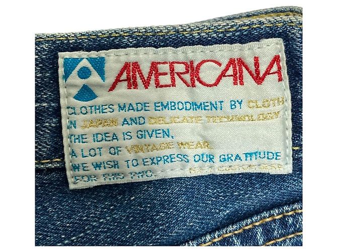 Autre Marque Pantalones de denim AMERICANA Azul - vista 4