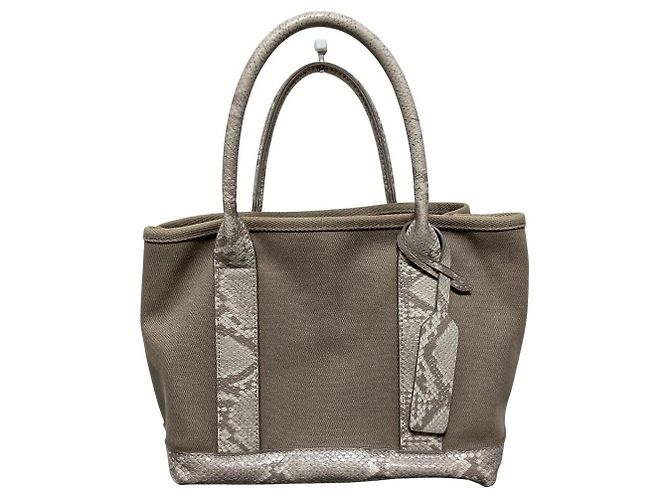 Autre Marque Borsa Tote 2 vie Le Talon Beige - vista 2