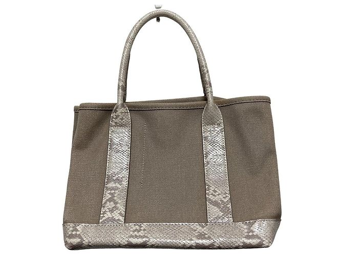 Autre Marque Borsa Tote 2 vie Le Talon Beige - vista 3