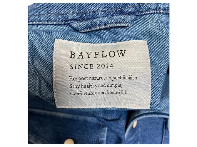 Autre Marque Camisa Western em denim BAYFLOW Azul - vista 6