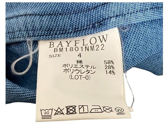 Autre Marque Camisa Western em denim BAYFLOW Azul - vista 7