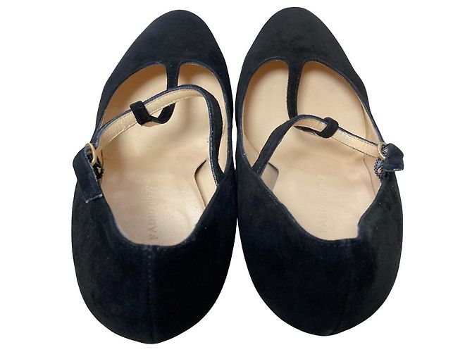 Autre Marque Fabio Rusconi T-Strap Pumps Schwarz - Ansicht 3