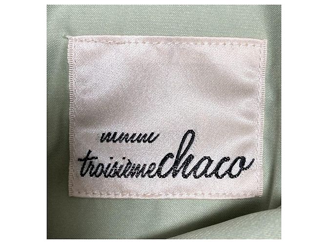 Autre Marque troisiemeCHACO Langes Kleid mit Spitzen-Einsatz Grün - Ansicht 4