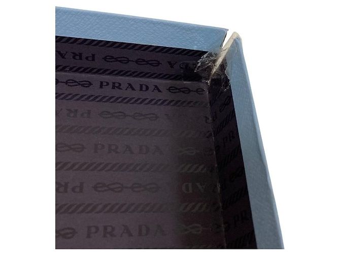 Prada Leder-Sneaker mit Klettverschluss Schwarz Weiß - Ansicht 12