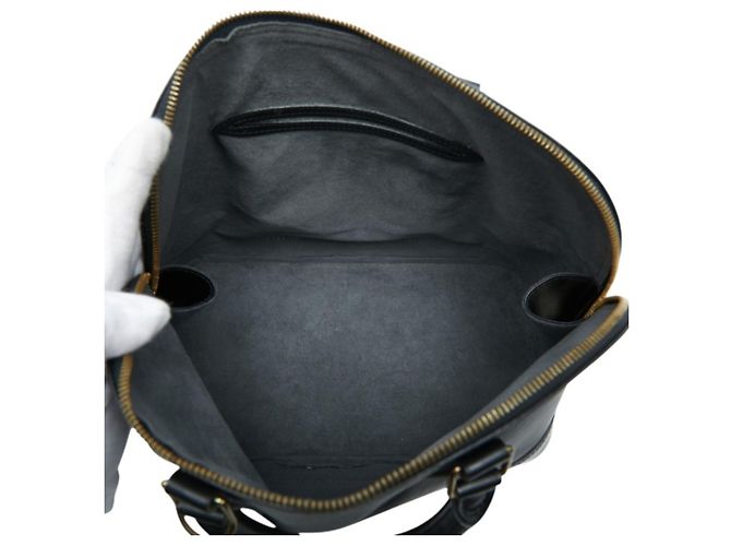 Borsa Louis Vuitton Epi Alma in Noir Nero - vista 6