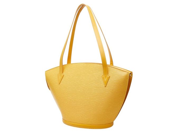 Borsa a tracolla Shopping Louis Vuitton Epi Saint Jacques Giallo - vista 2