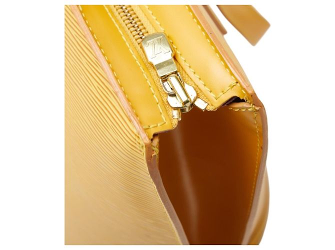 Borsa a tracolla Shopping Louis Vuitton Epi Saint Jacques Giallo - vista 5