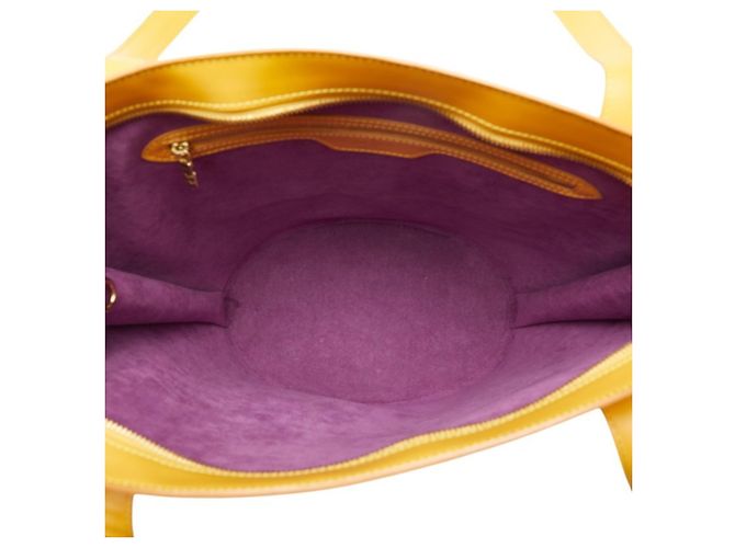Borsa a tracolla Shopping Louis Vuitton Epi Saint Jacques Giallo - vista 7