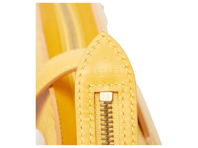 Borsa a tracolla Shopping Louis Vuitton Epi Saint Jacques Giallo - vista 8