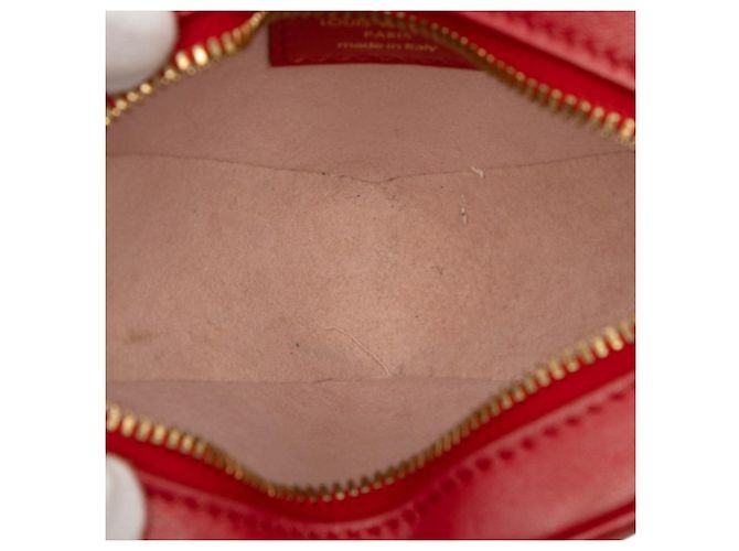 Borsa a tracolla Louis Vuitton Monogram Heart on Chain Rosso - vista 4