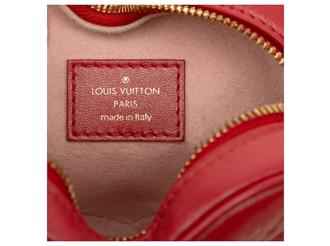 Borsa a tracolla Louis Vuitton Monogram Heart on Chain Rosso - vista 5