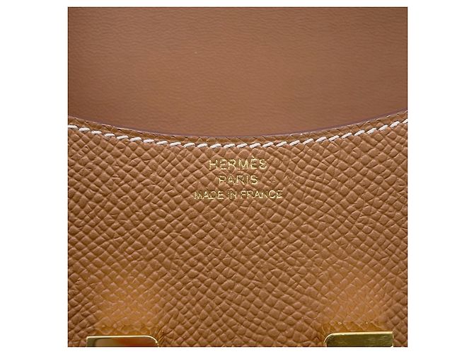 Hermès Cartera Hermes Constance en piel Epsom Gold Dorado - vista 11