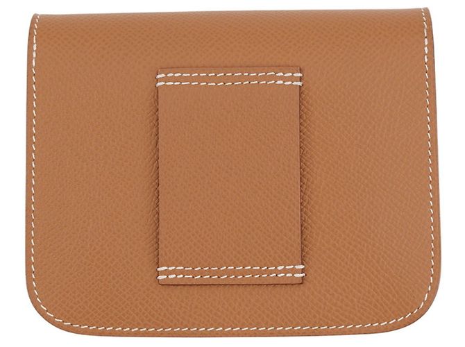 Hermès Cartera Hermes Constance en piel Epsom Gold Dorado - vista 3
