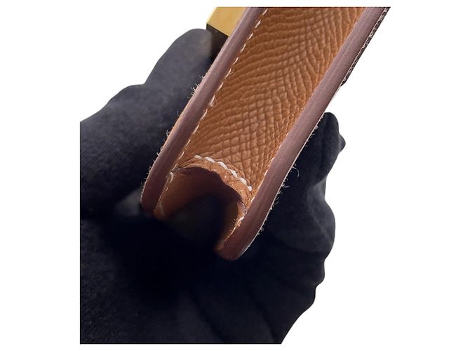 Hermès Cartera Hermes Constance en piel Epsom Gold Dorado - vista 7