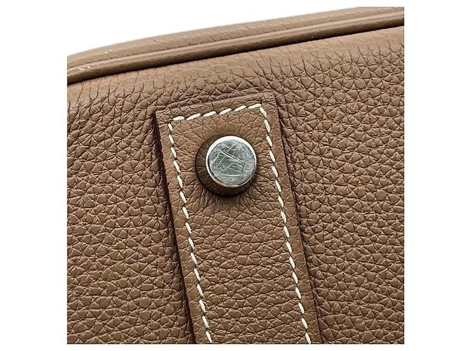 Hermès Borsa Hermes Birkin 40 Etoupe Togo Taupe - vista 14