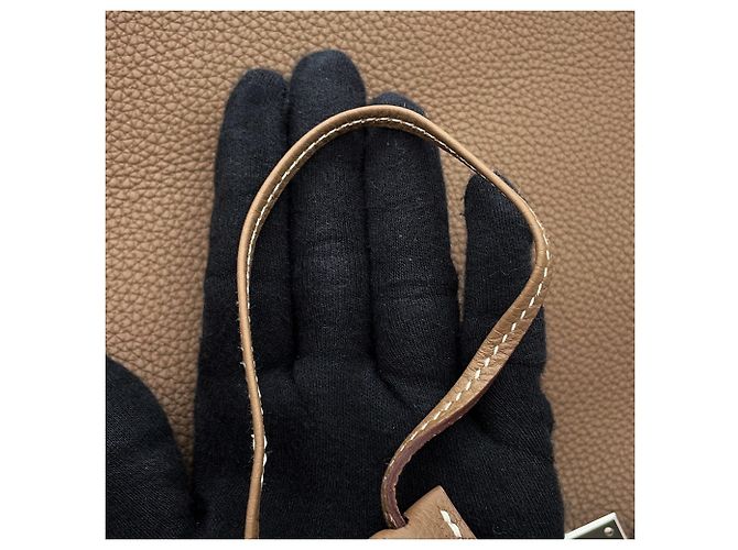 Hermès Borsa Hermes Birkin 40 Etoupe Togo Taupe - vista 17