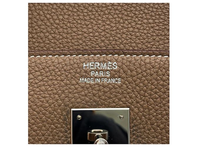 Hermès Borsa Hermes Birkin 40 Etoupe Togo Taupe - vista 18
