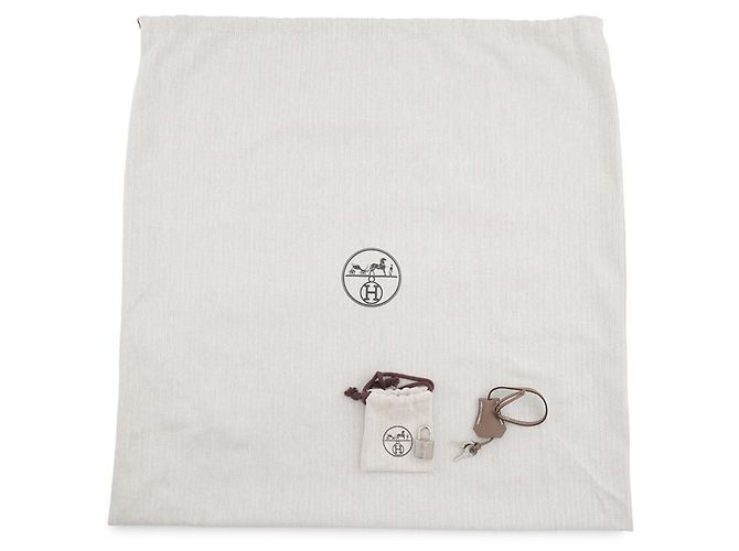 Hermès Borsa Hermes Birkin 40 Etoupe Togo Taupe - vista 19