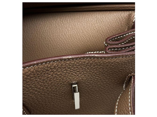 Hermès Borsa Hermes Birkin 40 Etoupe Togo Taupe - vista 8