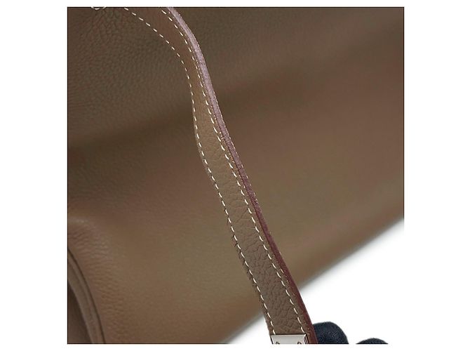 Hermès Borsa Hermes Birkin 40 Etoupe Togo Taupe - vista 9