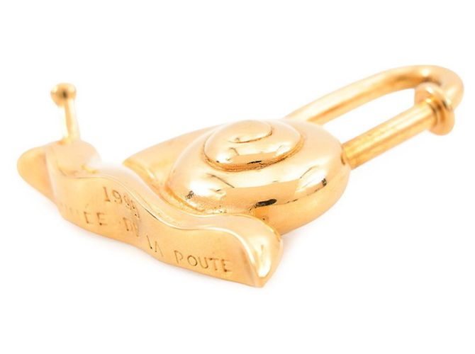 Hermès Hermes Snail Cadena Charm 1995 Golden - Ansicht 2