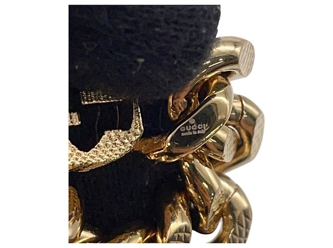 Gucci GG Chain Ring aus Metall, Größe 5 - Ansicht 7