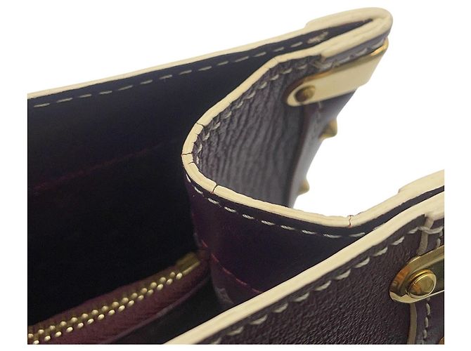 Borsa Louis Vuitton Suhali Faburo Porpora - vista 10