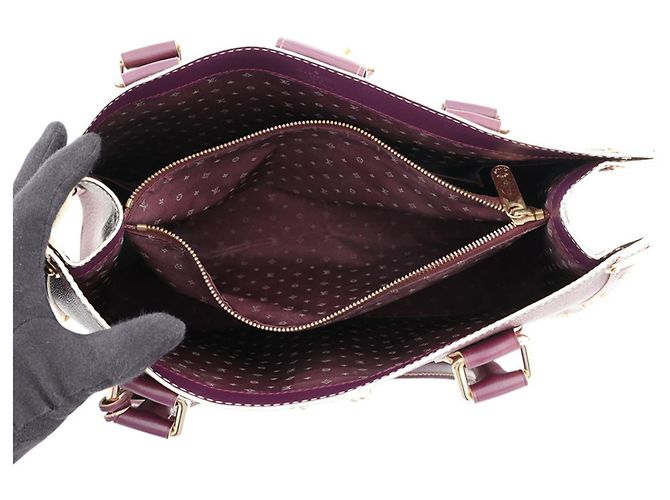 Borsa Louis Vuitton Suhali Faburo Porpora - vista 5