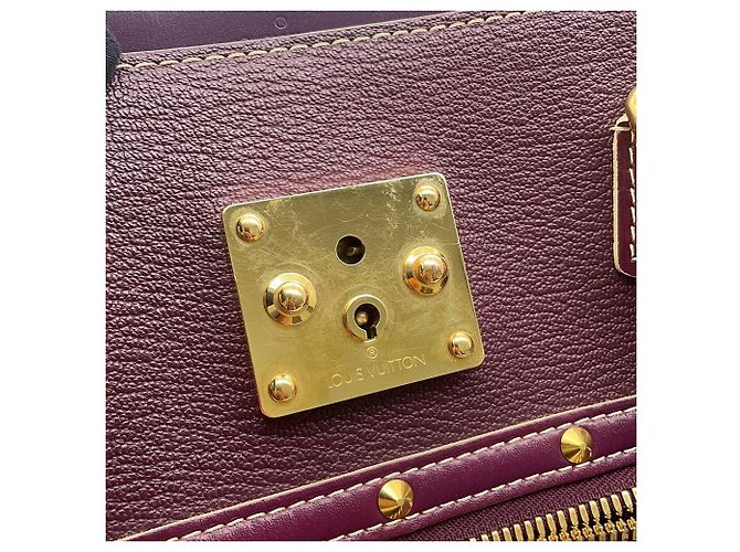 Borsa Louis Vuitton Suhali Faburo Porpora - vista 6
