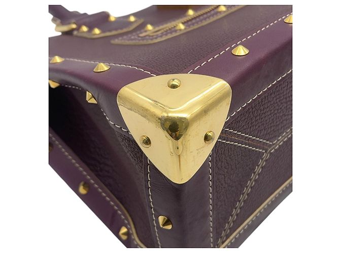 Borsa Louis Vuitton Suhali Faburo Porpora - vista 8