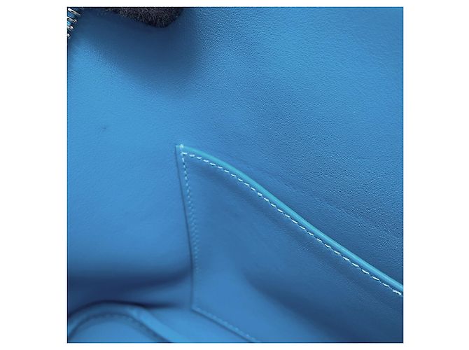Hermès Borsa Hermes Bolide 1923 25 in Celeste Blu chiaro - vista 11