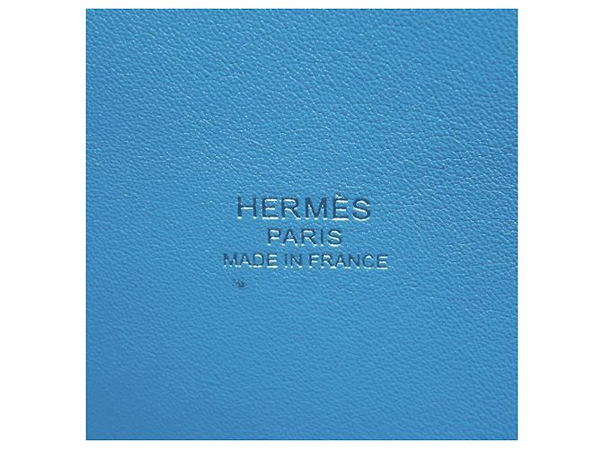 Hermès Borsa Hermes Bolide 1923 25 in Celeste Blu chiaro - vista 16