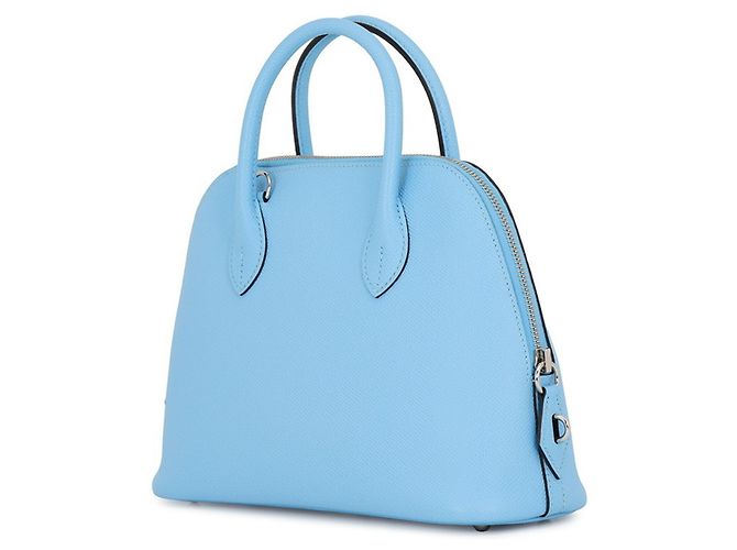 Hermès Borsa Hermes Bolide 1923 25 in Celeste Blu chiaro - vista 2