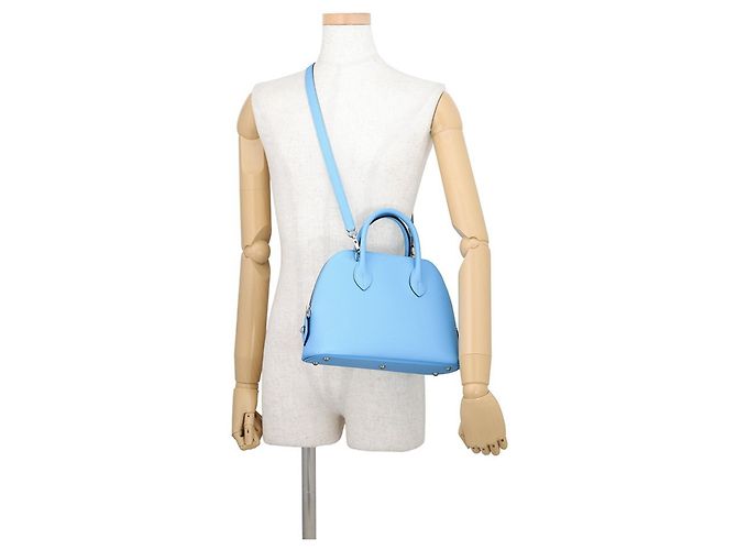 Hermès Borsa Hermes Bolide 1923 25 in Celeste Blu chiaro - vista 4