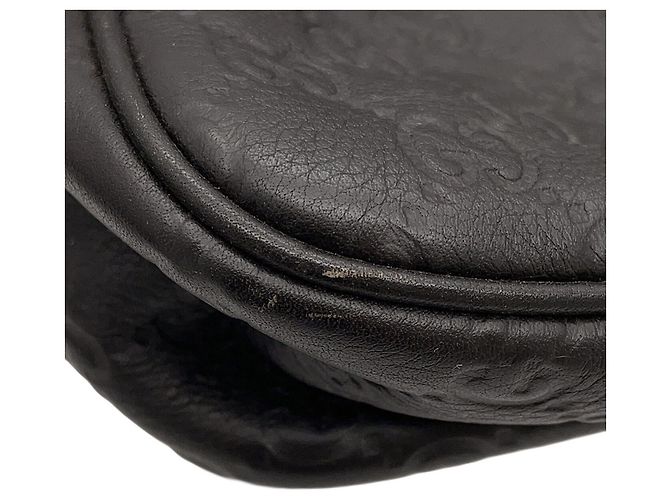 Borsa a tracolla Gucci in pelle marrone scuro - vista 6