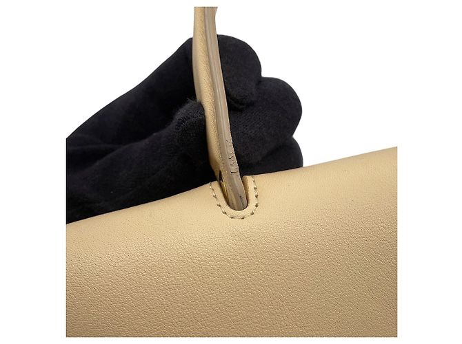 Céline Celine Handtasche aus Leder in Two-Tone Schwarz Beige - Ansicht 11