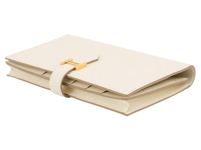 Hermès Hermes Bearn Soufflé Langbeutel Roh - Ansicht 2
