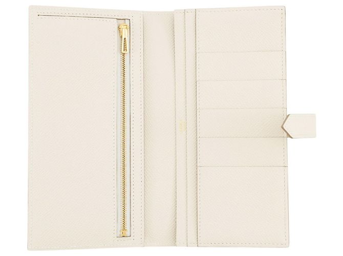 Hermès Hermes Bearn Soufflé Langbeutel Roh - Ansicht 4