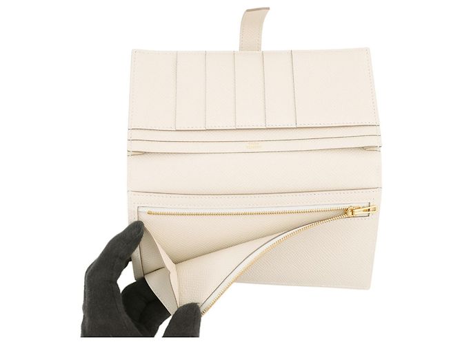 Hermès Hermes Bearn Soufflé Langbeutel Roh - Ansicht 6