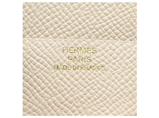 Hermès Hermes Bearn Soufflé Langbeutel Roh - Ansicht 9