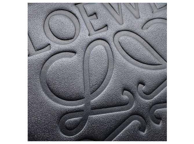 Borsa in rafia Loewe Anagram Blu Beige Blu navy - vista 7