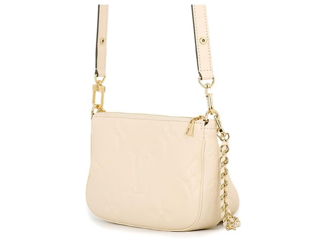 Multi Pochette Borsa a tracolla Louis Vuitton Monogram Empreinte Crudo - vista 2