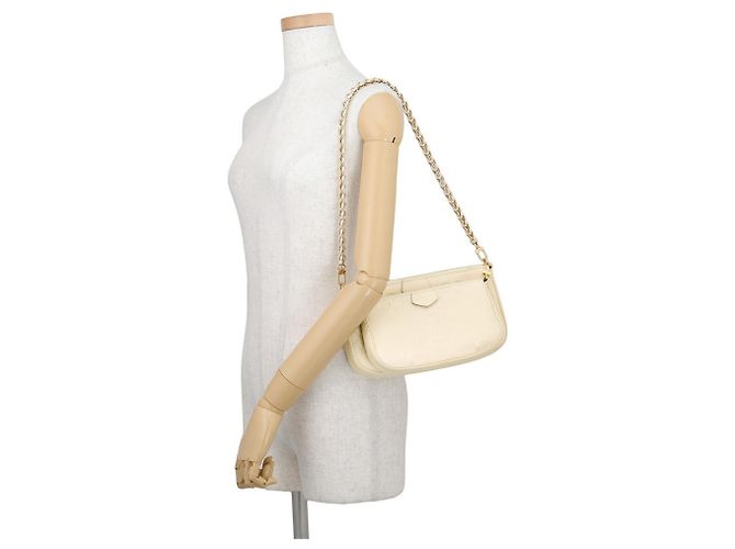 Multi Pochette Borsa a tracolla Louis Vuitton Monogram Empreinte Crudo - vista 5