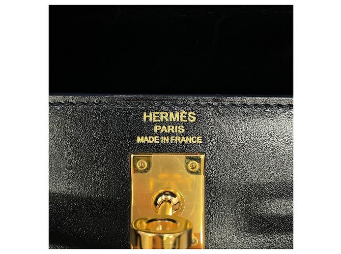 Hermès Borsa Hermes Kelly 25 Nero - vista 18