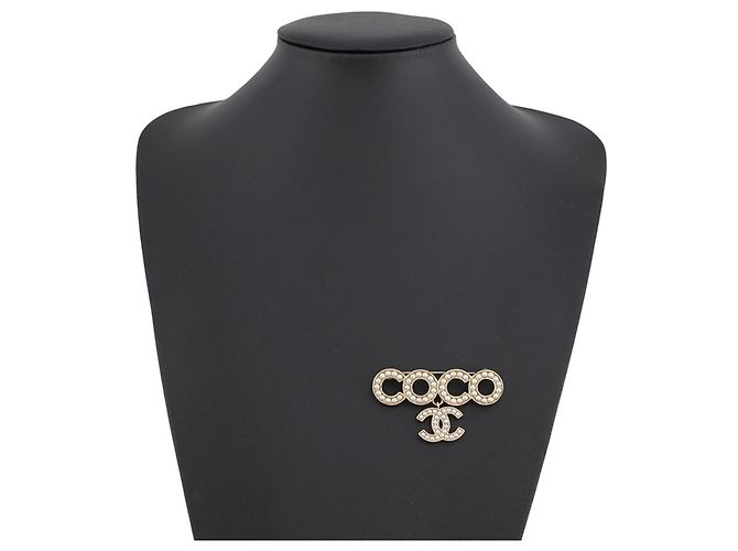 Chanel Brosche mit Kunstperlen - Ansicht 4